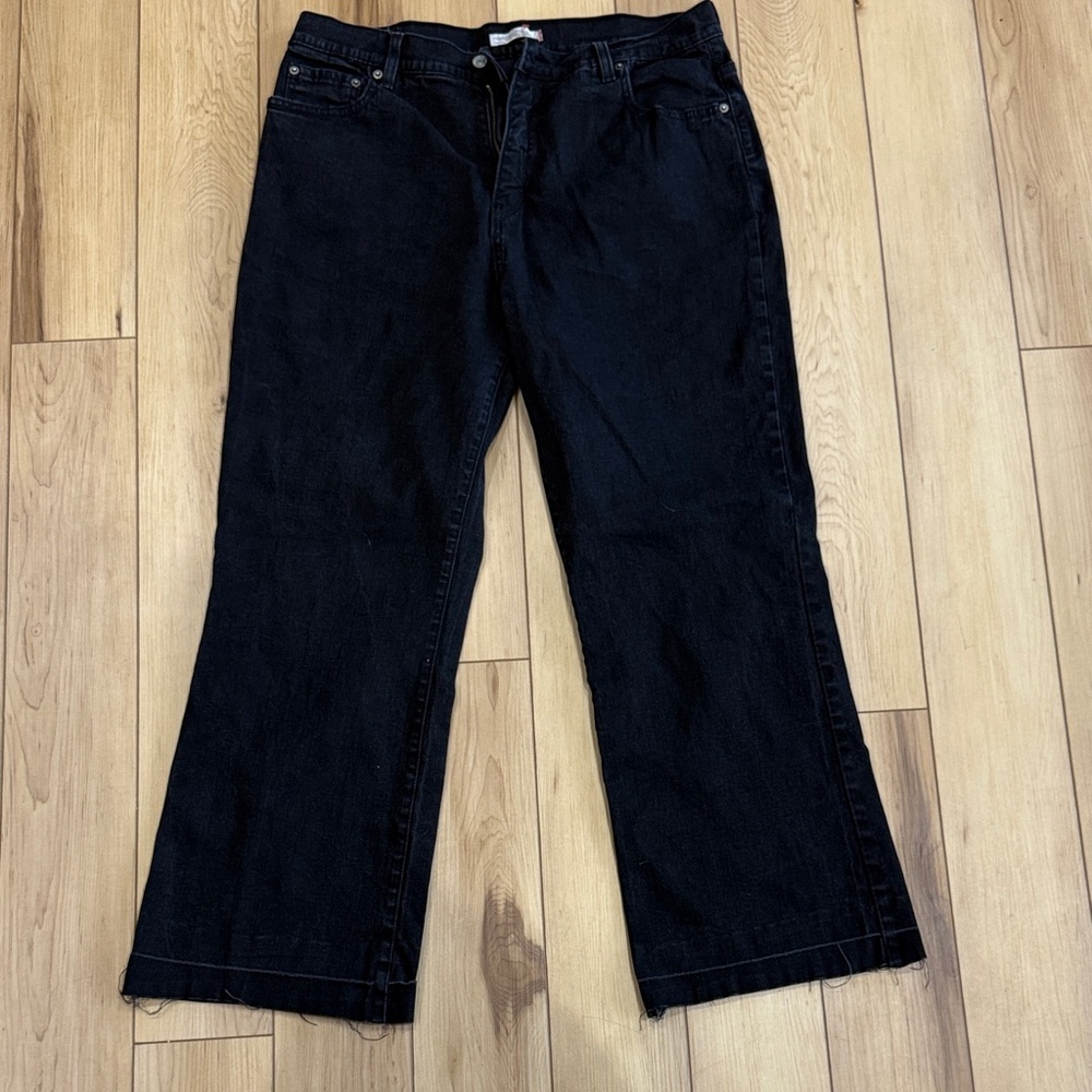 Levi Strauss & Co Black Wide-Leg Women's Jeans